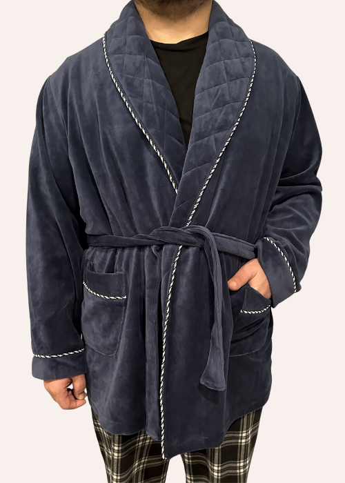 Man wearing Ascentix Smoking Jacket