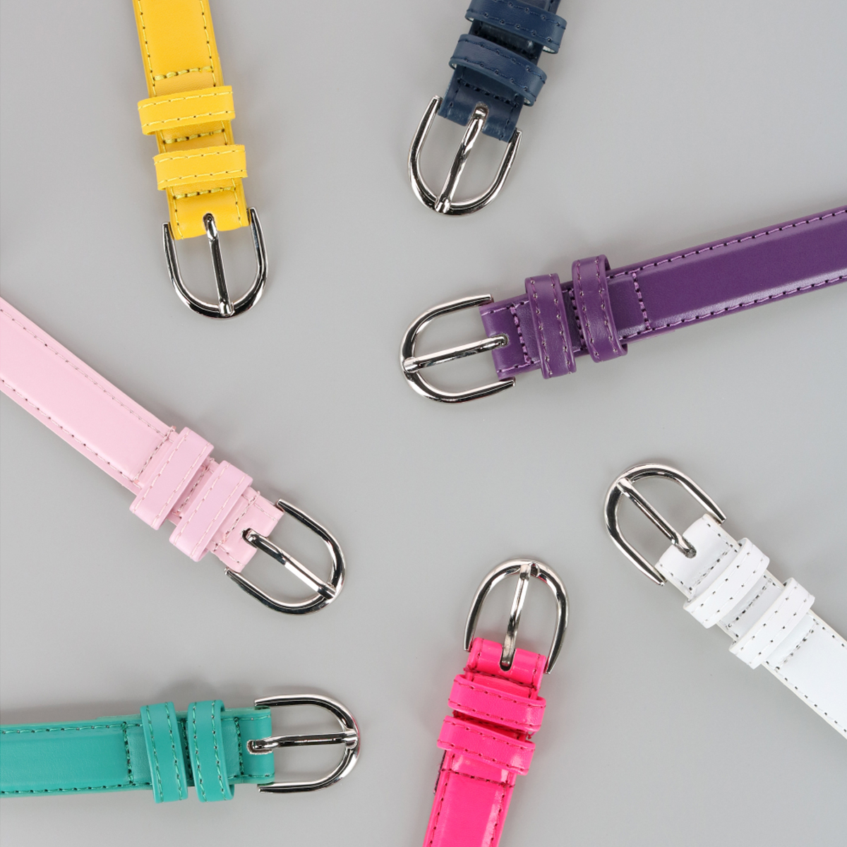 CTM® Children's Basic 1 Inch Leather Belt in 7 colors