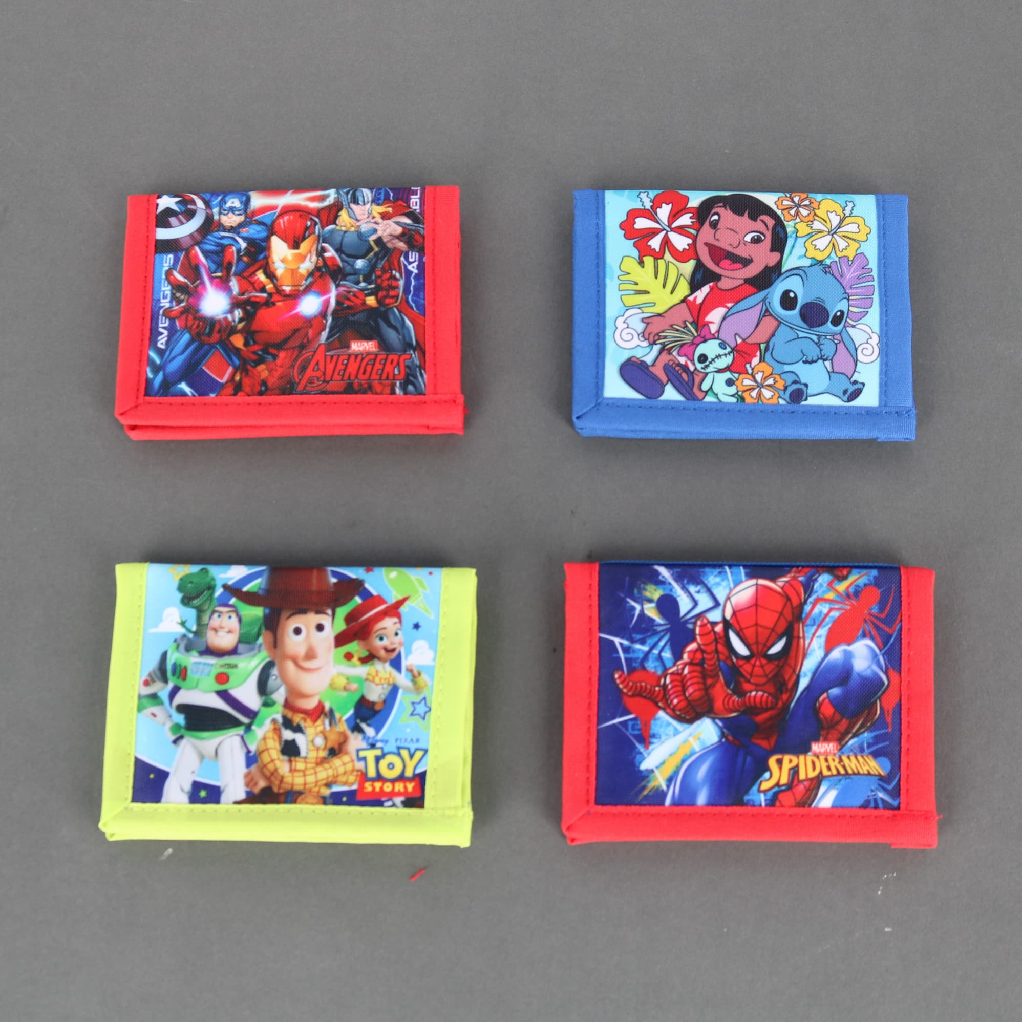 Four children's wallets