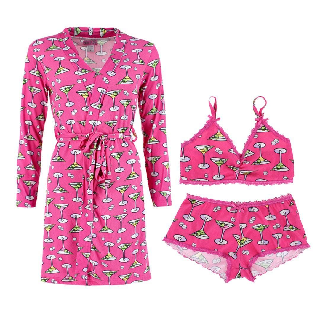 Image of Women's Martini Robe Lounge Set