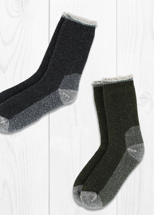 Two pairs of cabin socks