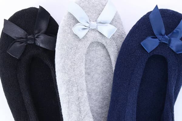 Three ballerina slippers