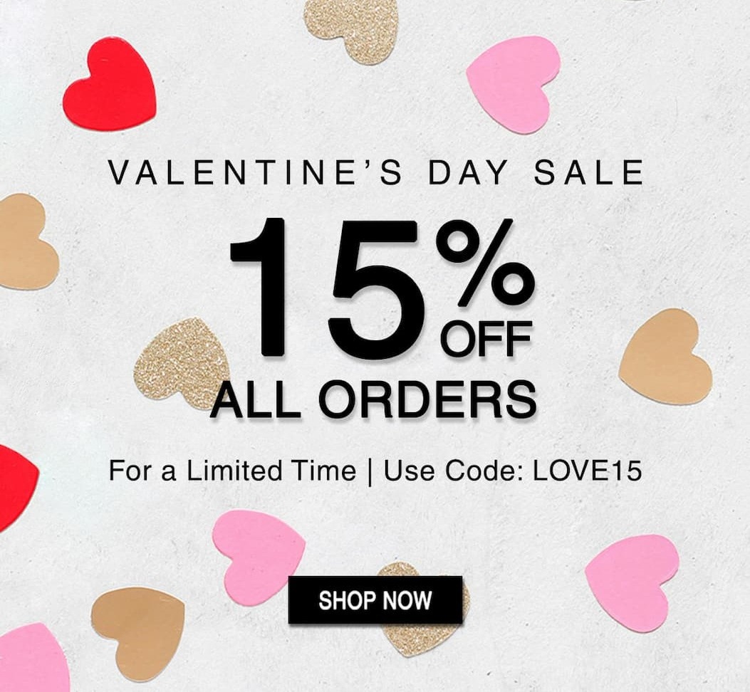 Valentine's Day Sale! 15% off all products with code LOVE15. Shop now.