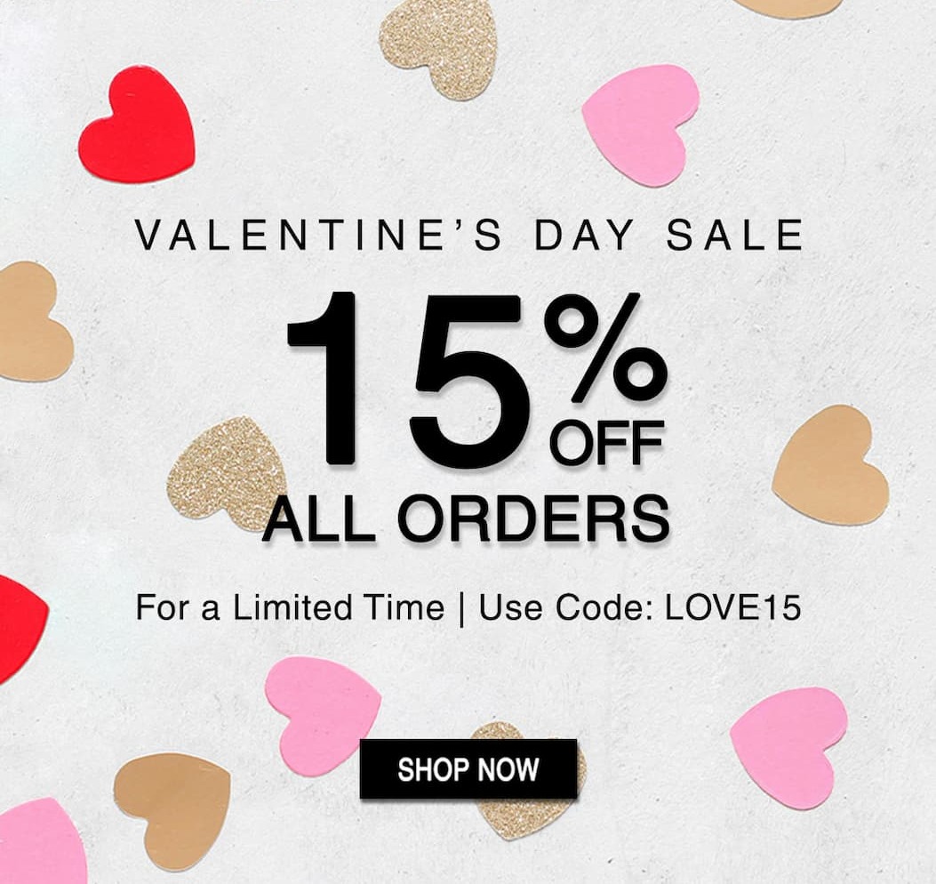 Valentine's Day Sale! 15% off all products with code LOVE15. Shop now.