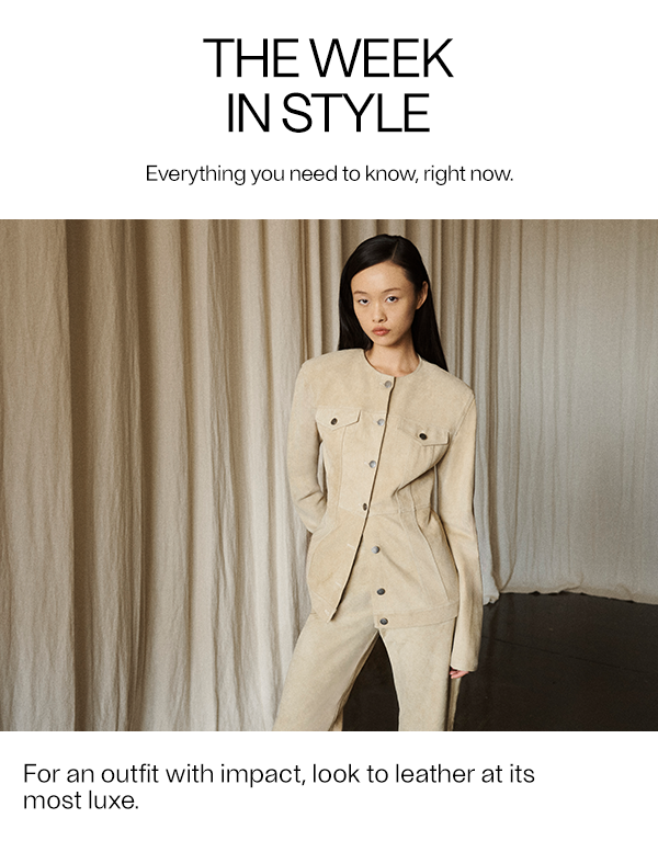 The Week In Style - Everything you need to know, right now.; Model wears Haikure