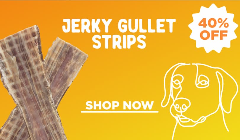 40% off jerky gullet strips