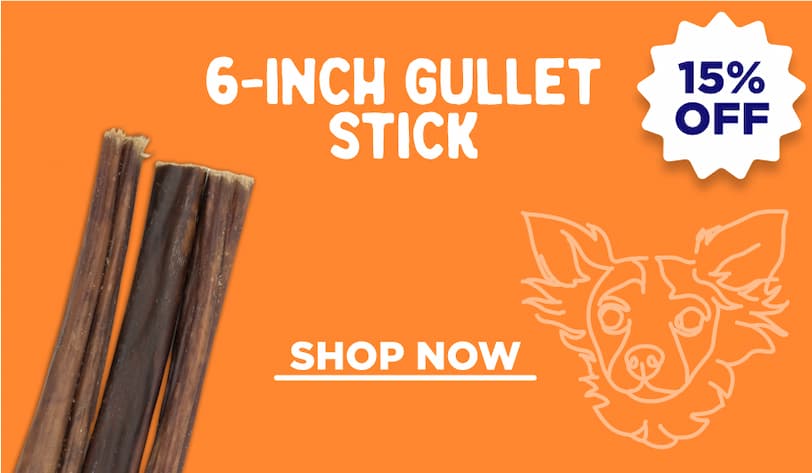 15% off 6" gullet stick
