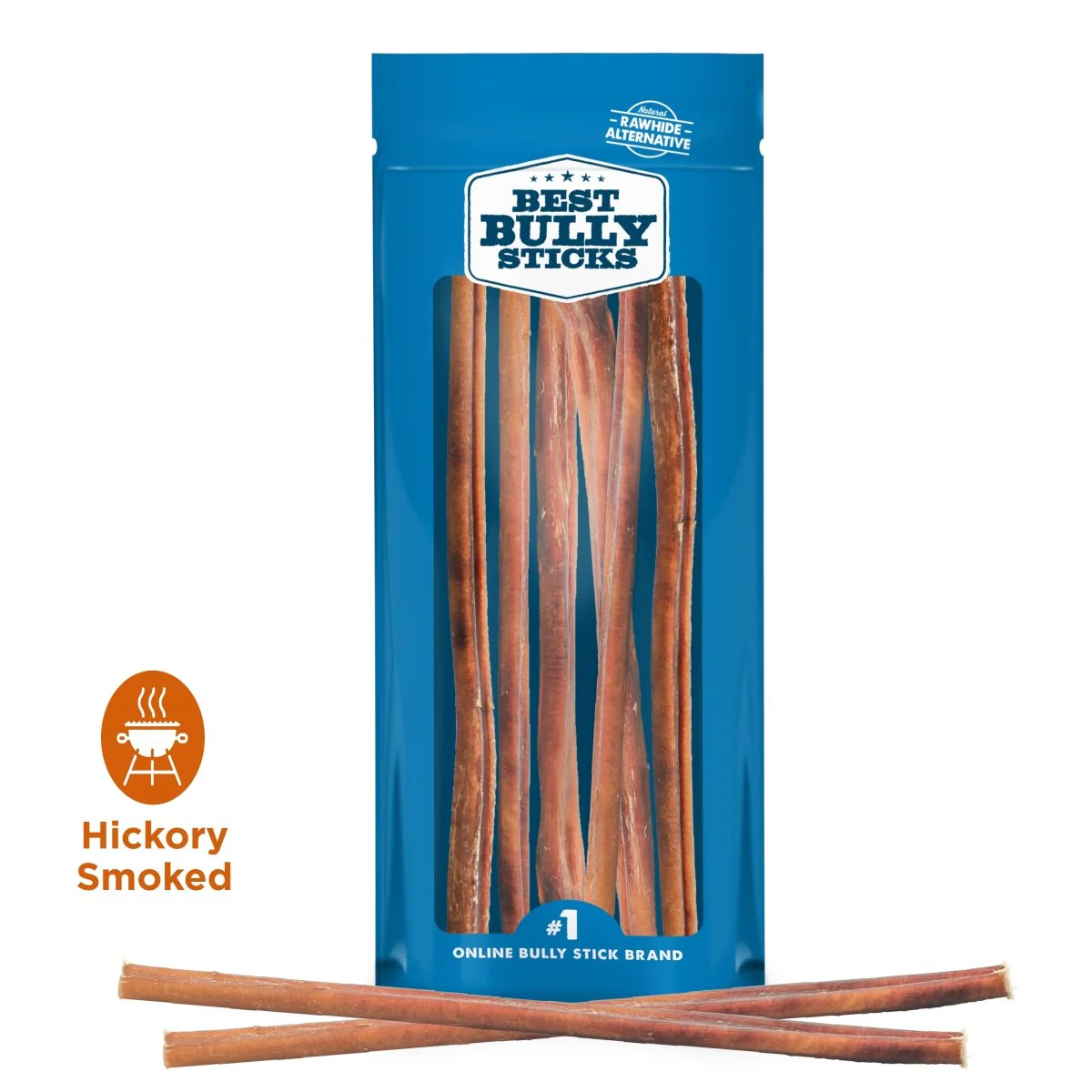 Image of 12-Inch Hickory Smoked Bully Sticks