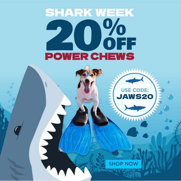 get 20% power chews 