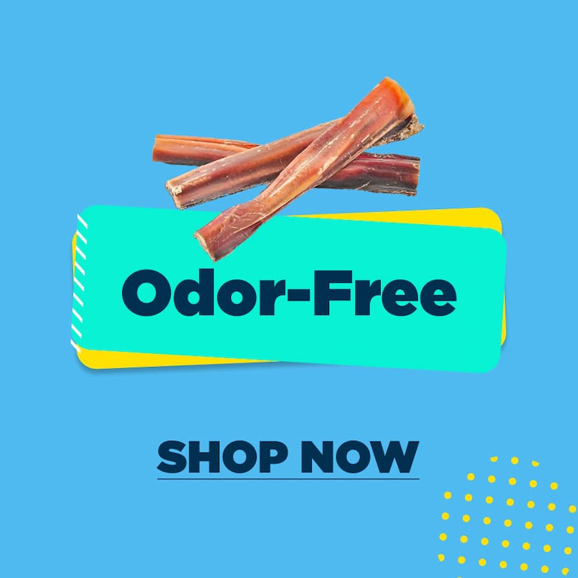 odor-free bully sticks - shop now
