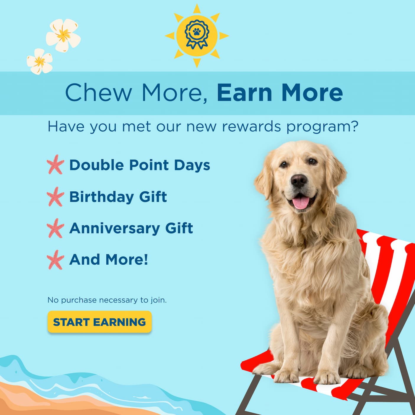 meet our new rewards program. start earning 