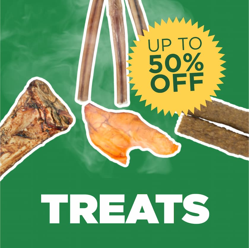 up to 50% off select treats - shop now