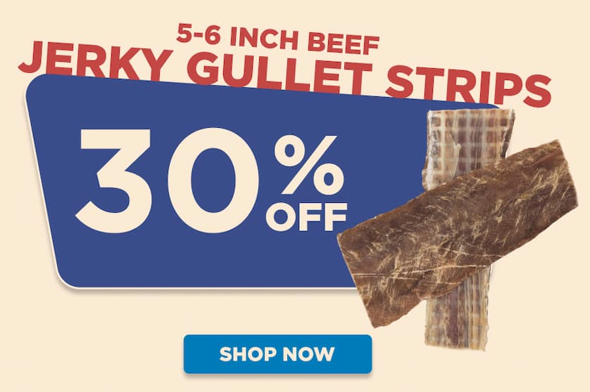 30% off beef jerky gullet strips