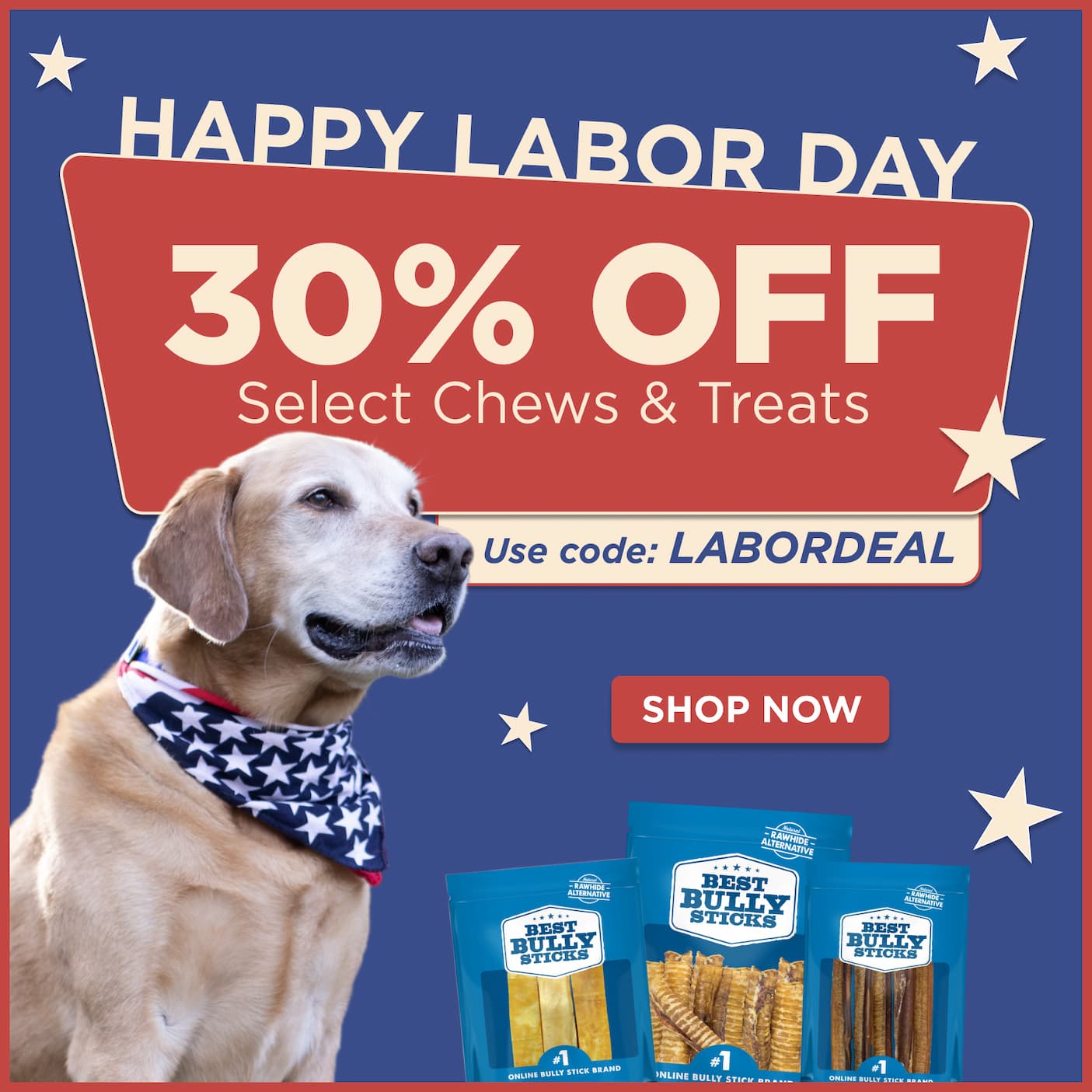 up to 30% off select chews labor day sale use code LABORDEAL shop now