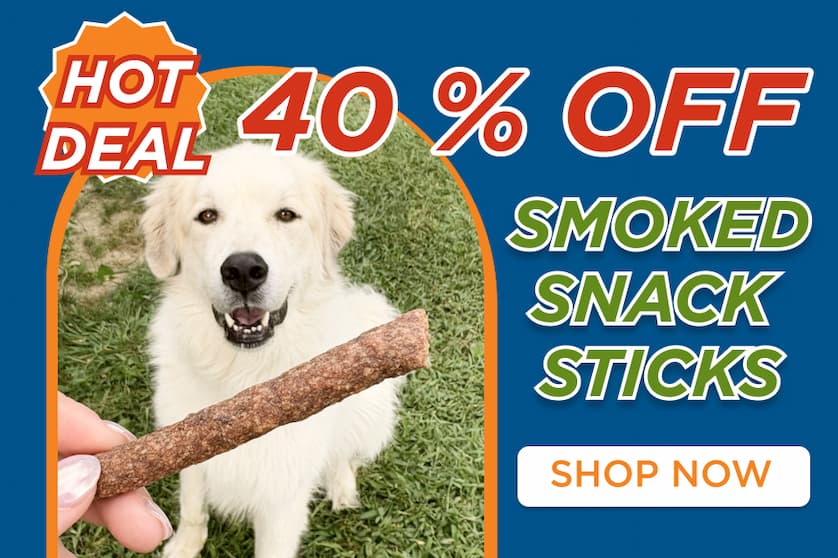 40% off smoked snack sticks shop now