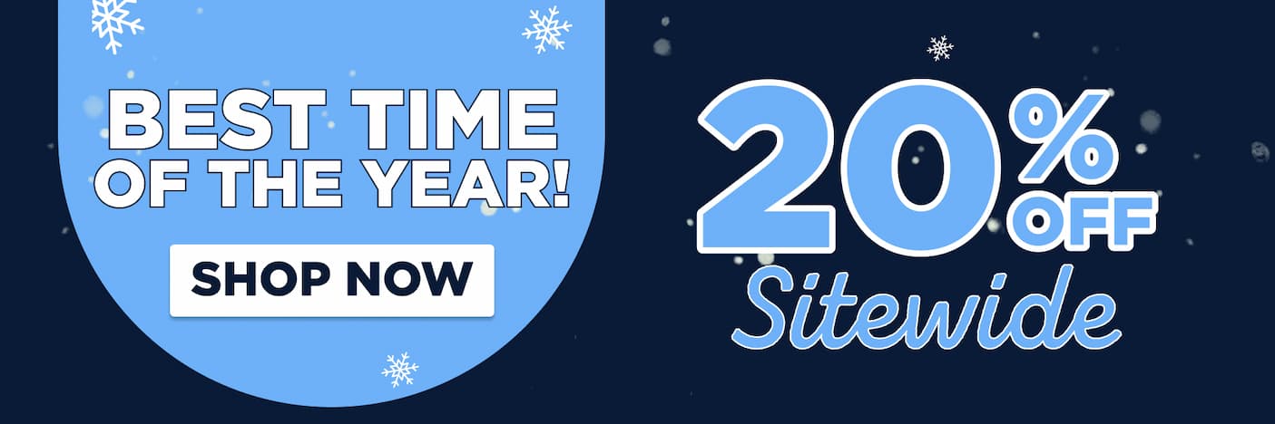 20% off sitewide best time of year 