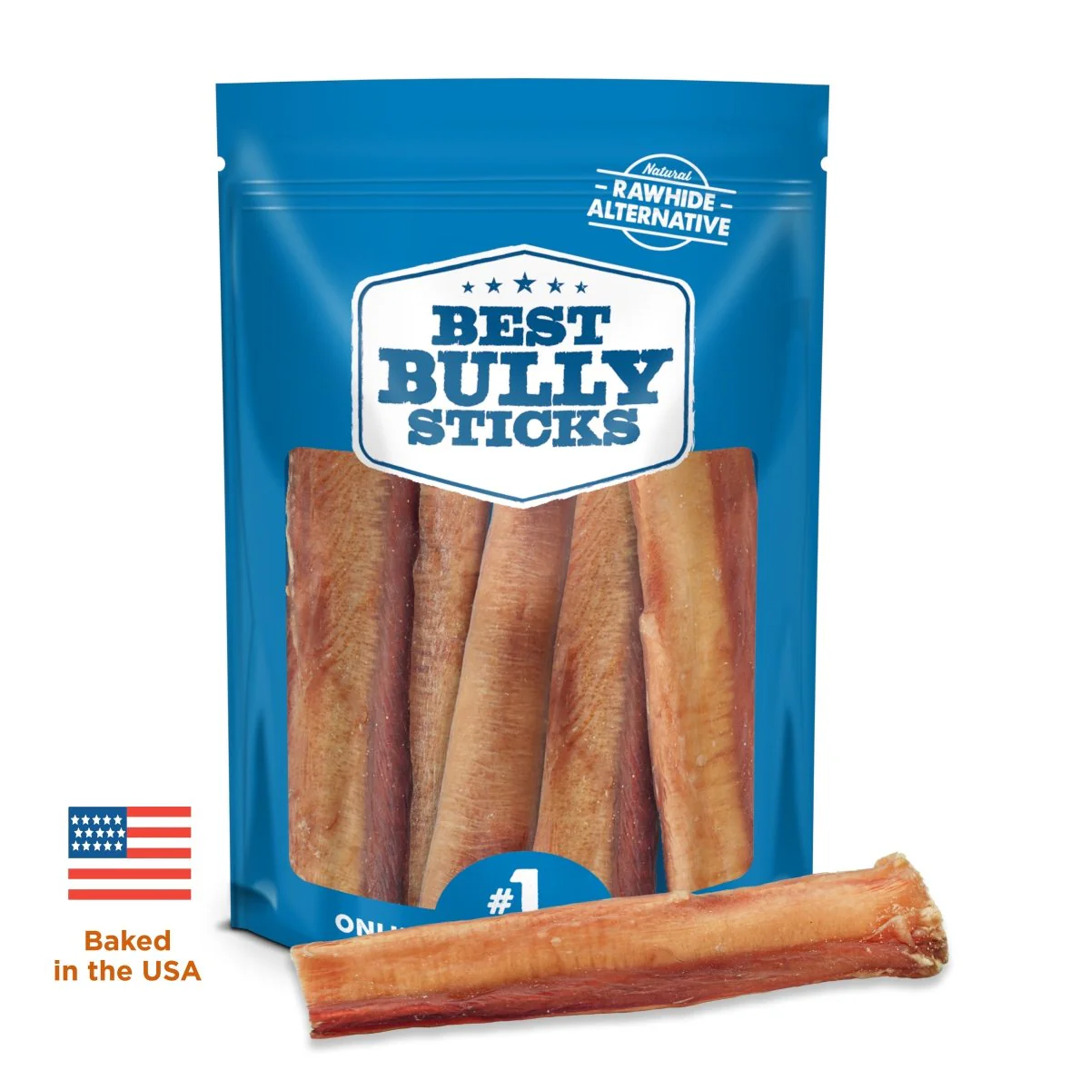 Image of 6-Inch Jumbo USA-Baked Odor-Free Bully Stick