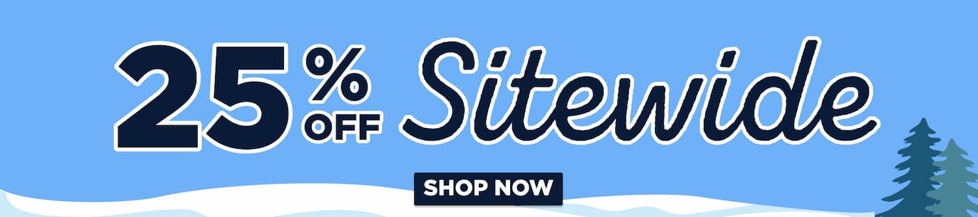 25% off sitewide shop now