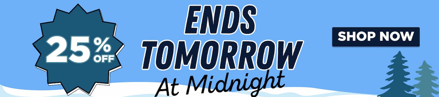20% off ends tomorrow 