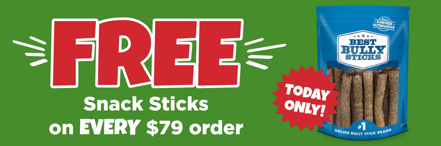 free snack sticks on every $79 order today only