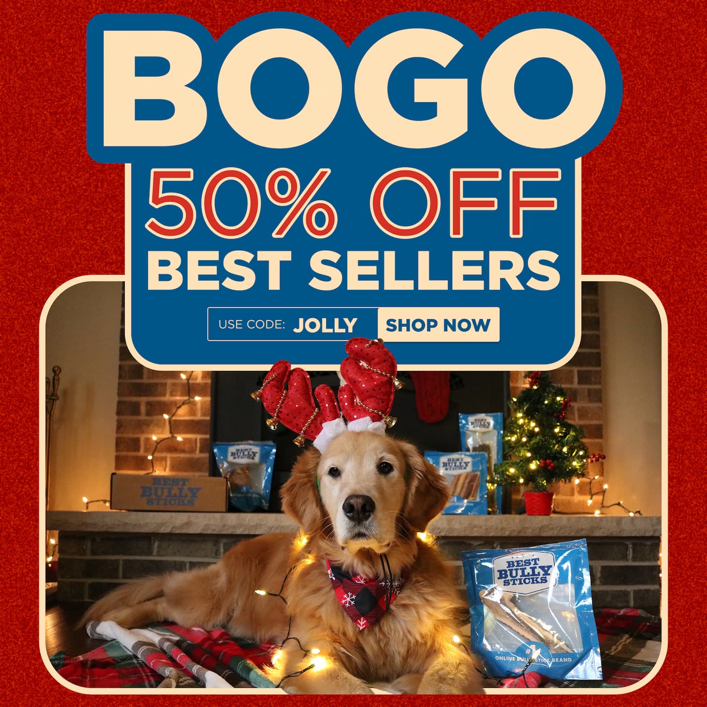 buy one get one 50% off chews & treats save now