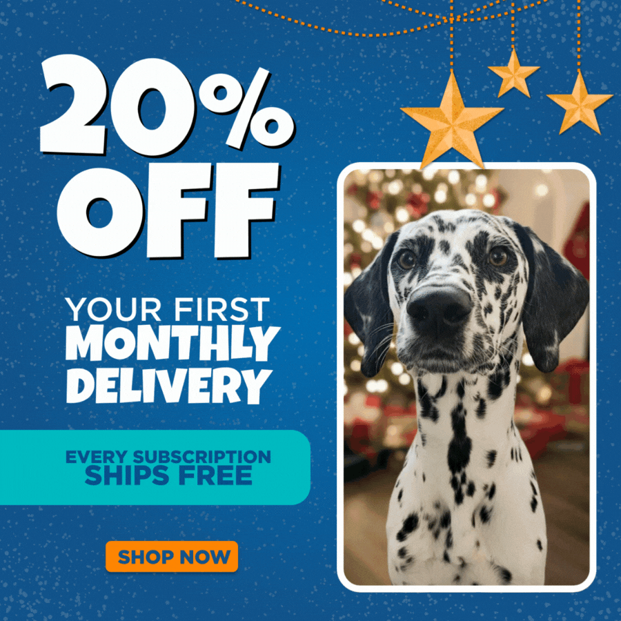 subscription program - free shipping, 20% off first order, 10% off recurring