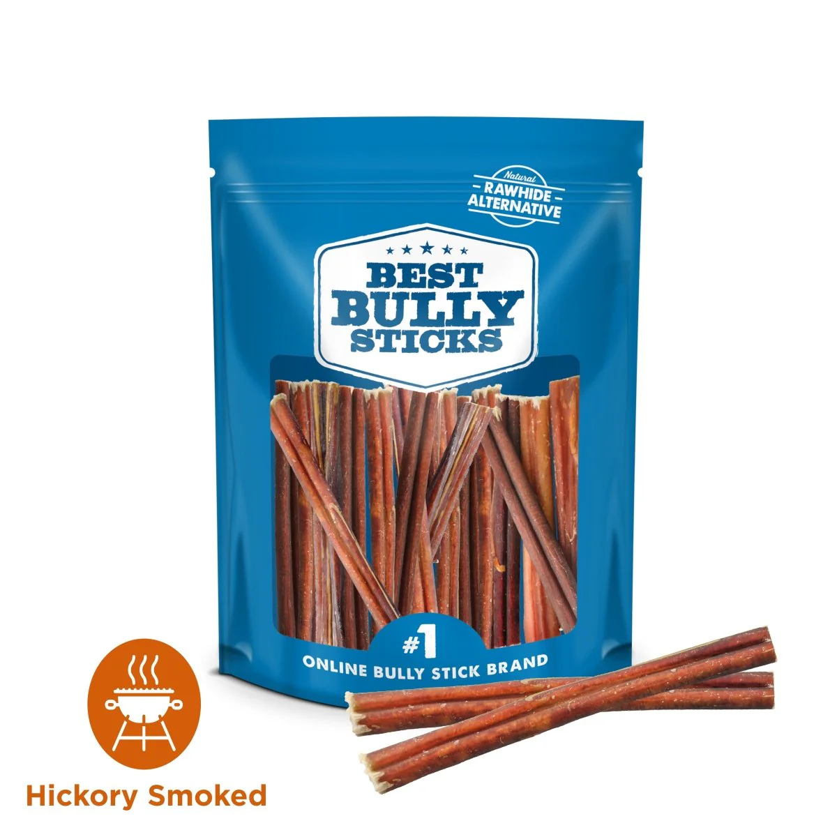 Image of 6-Inch Hickory Smoked Bully Sticks