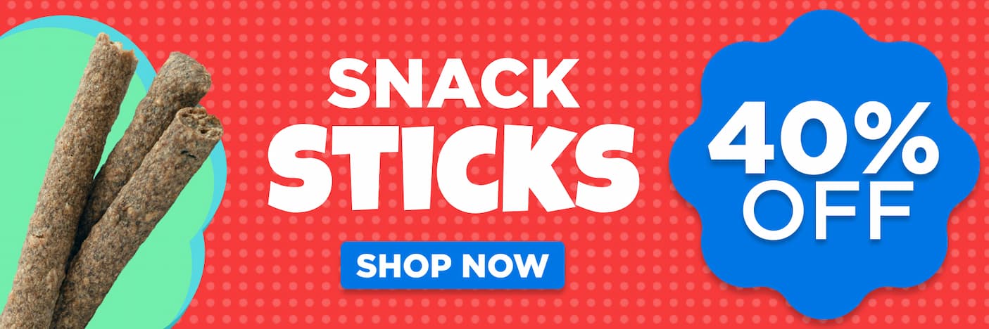 40% off snack sticks