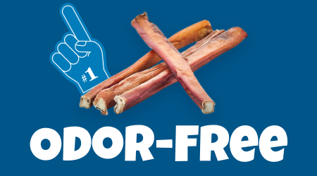 odor free bully sticks - shop now