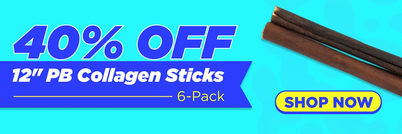 40% OFF 12" pb collagen sticks