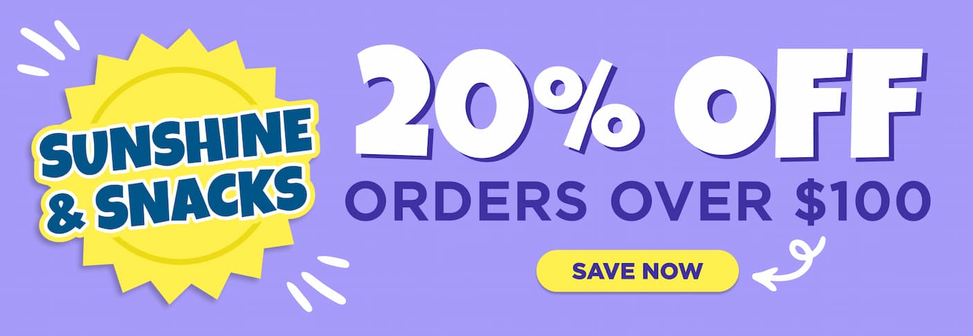 20% off orders over $100