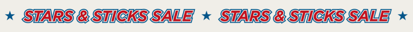 stars & sticks sale