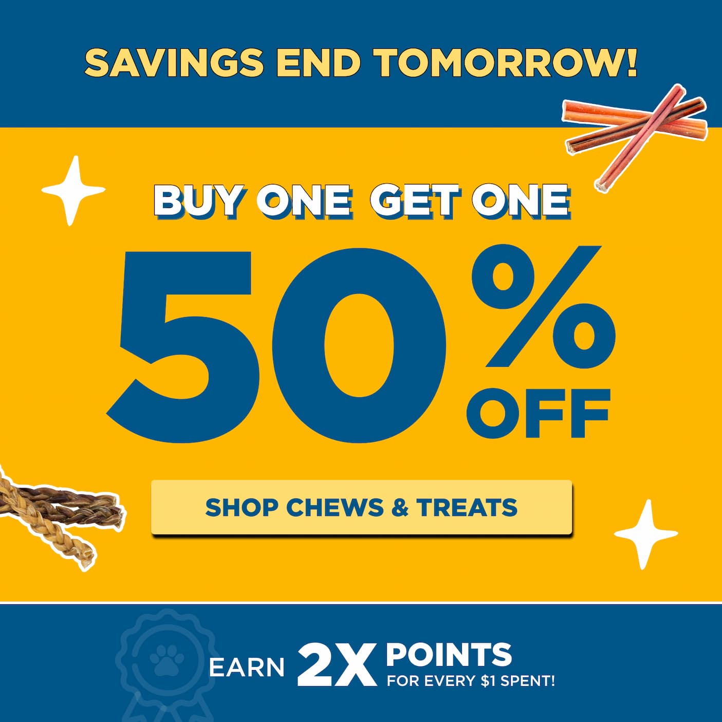 buy one get one 50% off with code BFF