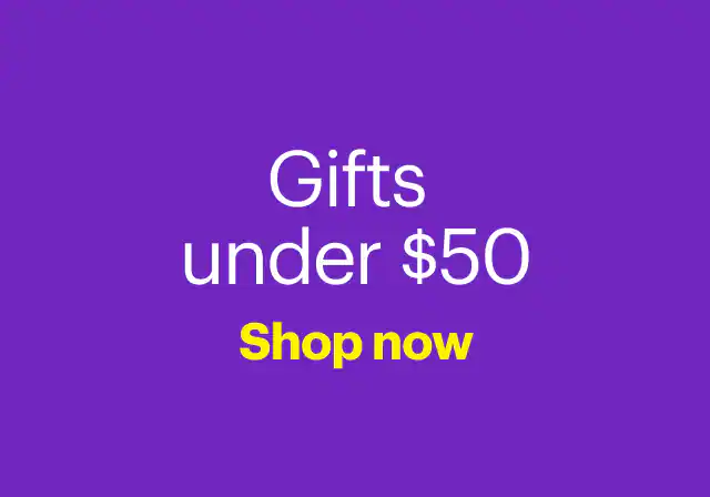 Gifts under $50.