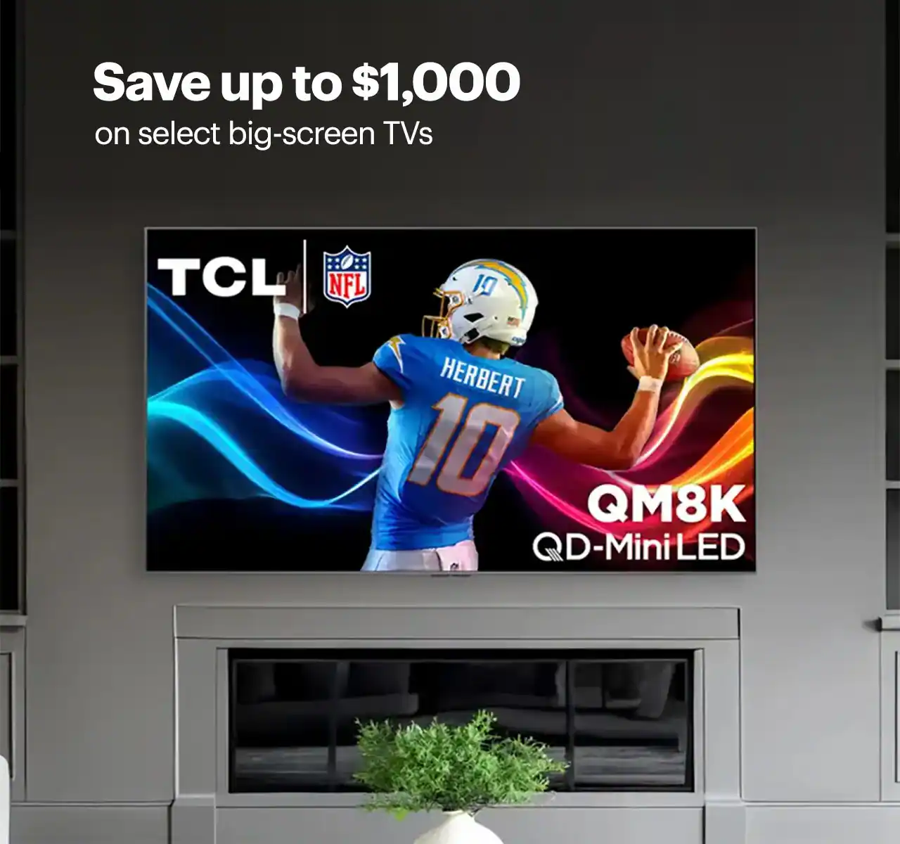 Save up to $1,000 on select big-screen TVs. Shop now.