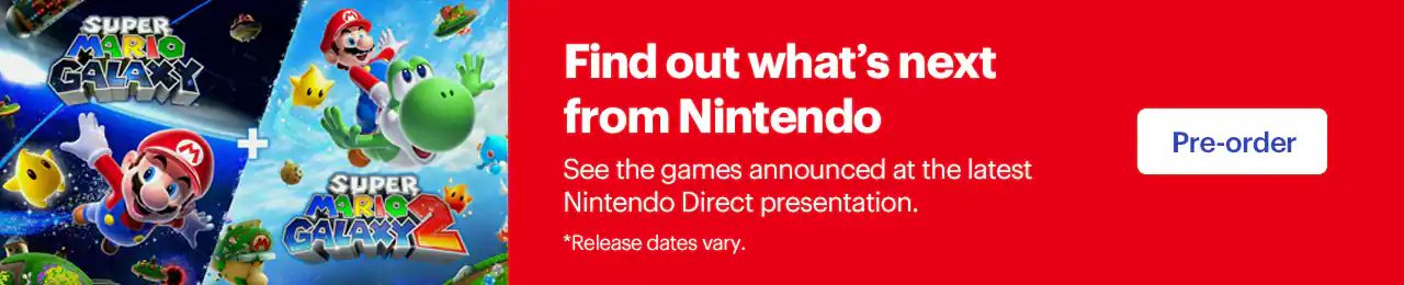 Find out what’s next from Nintendo. See the games announced at the latest Nintendo Direct presentation.
