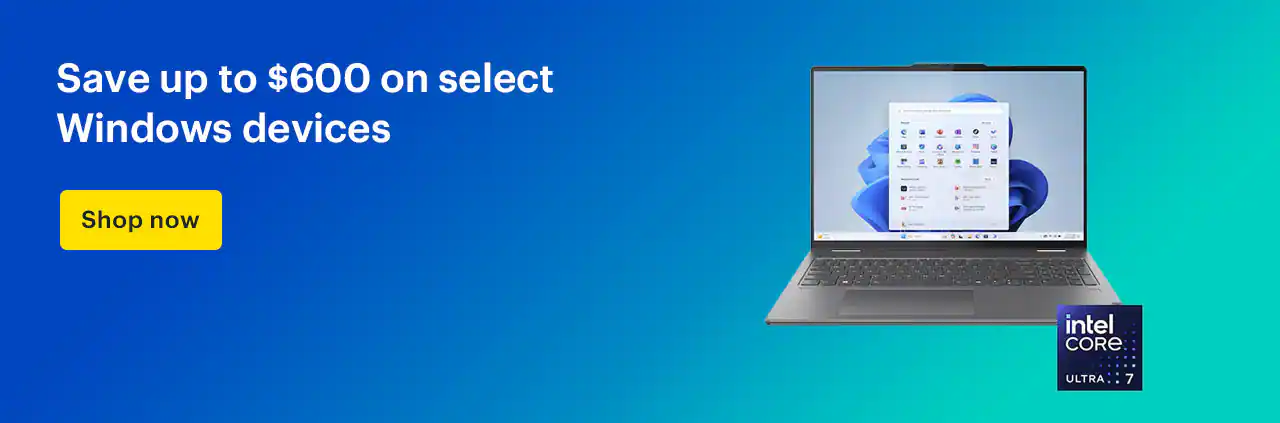 Save up to $600 on select Windows devices. Shop now.
