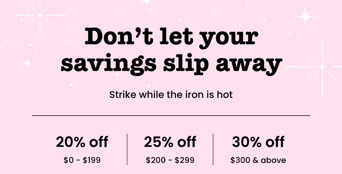 Start Smart, Save Big Sale with up to 30% OFF Sitewide