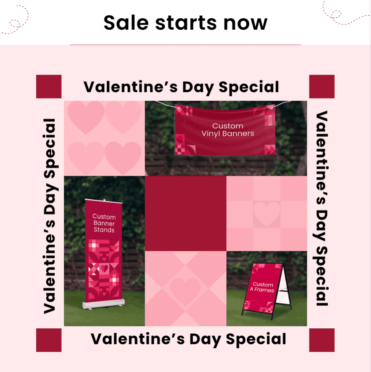 Sale starts now Valentine's Day Special Up to 25% off