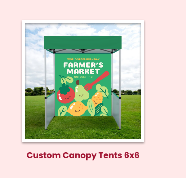 Custom Canopy Tents 6x6