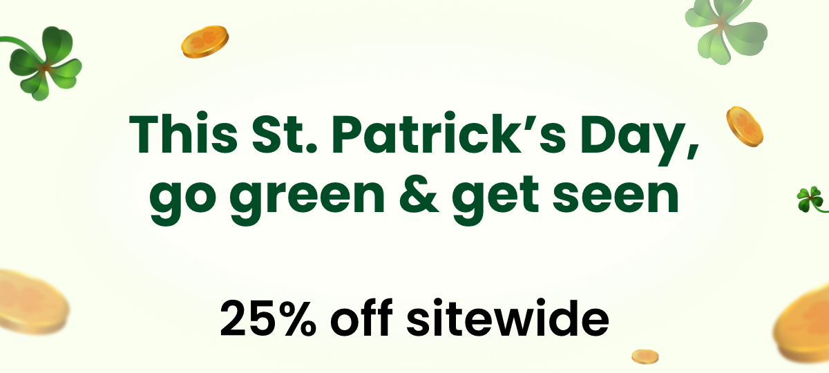This St. Patrick's Day, go green & ger seen