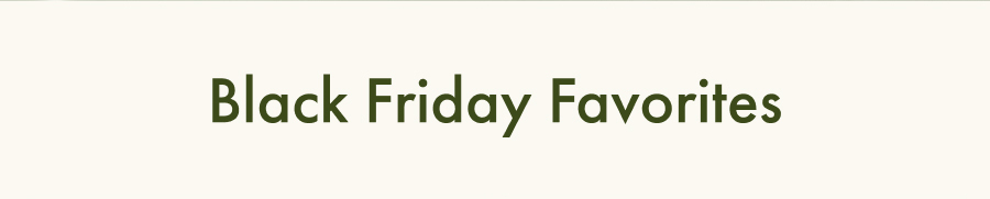 Shop Black Friday Favorites 