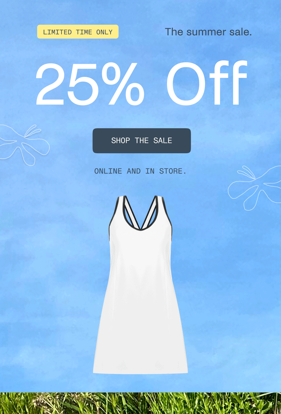Shop 25% off Summer Sale