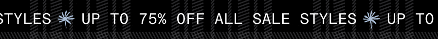 Up to 75% Off All Sale