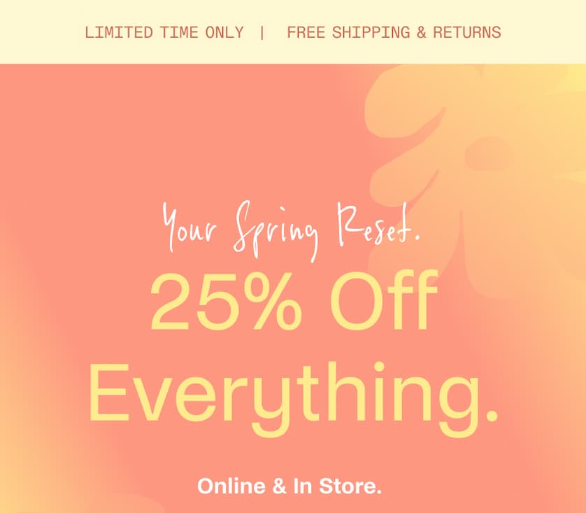 25% Off Everything, 