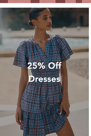 25% off dresses