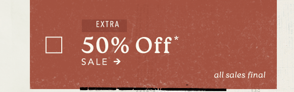 extra 50 off sale