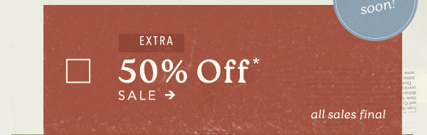 extra 50 off sale