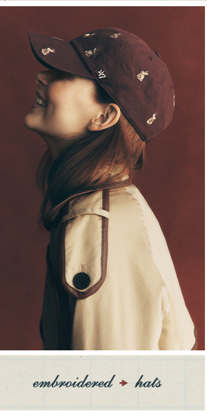 embroidered hats
