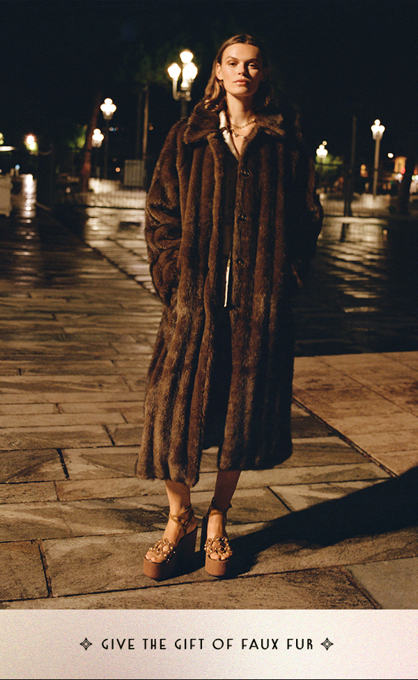 give the gift of faux fur